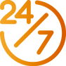 24/7 поддержка