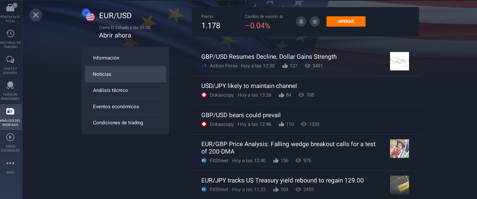 Una fuente de noticias incorporada le ayudará con el análisis fundamental del mercado Una fuente de noticias incorporada le ayudará con el análisis fundamental del mercado
