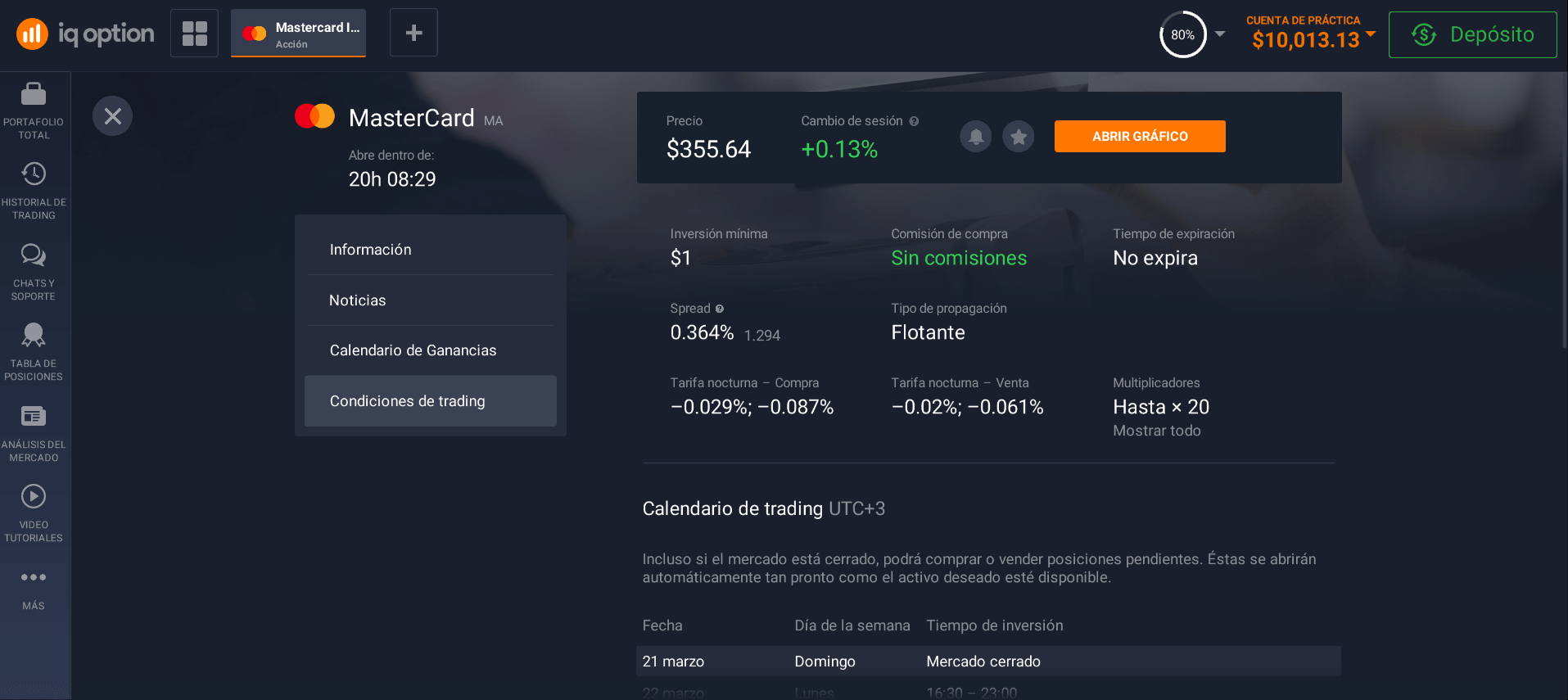 Condiciones comerciales